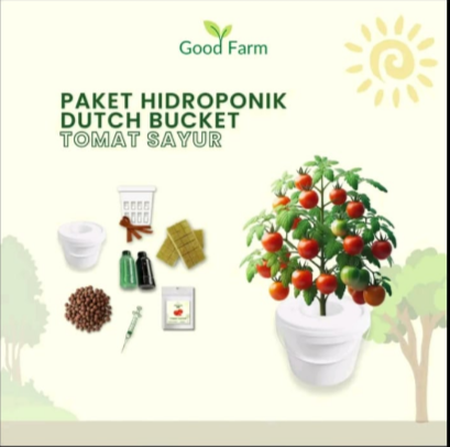 Paket Hidroponik Sistem Dutch Bucket (085774768813)